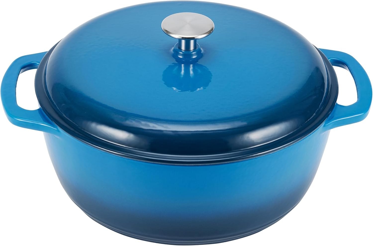 GULFSIDE Cast Iron Dutch Oven 6-Quart Enamel Finish Oven Safe
